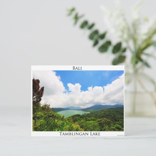 Tamblingan See - Postkarten (Stehend Vorderseite)