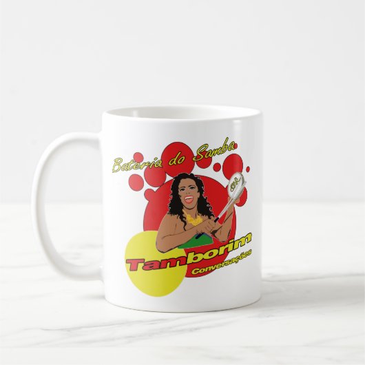 Tamborim Batucada von Samba Kaffeetasse (Links)
