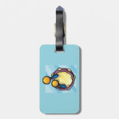 Tamborine And Maraccas Gepäckanhänger (Rückseite vertikal)