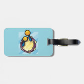 Tamborine And Maraccas Gepäckanhänger (Rückseite horizontal)