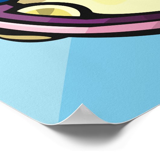 Tamborine und Maraccas Poster (Ecke)