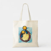 Tamborine und Maraccas Tote Bag Tragetasche (Rückseite)