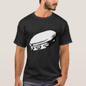 Tambourine Illustration Mens T - Shirt (Vorderseite)