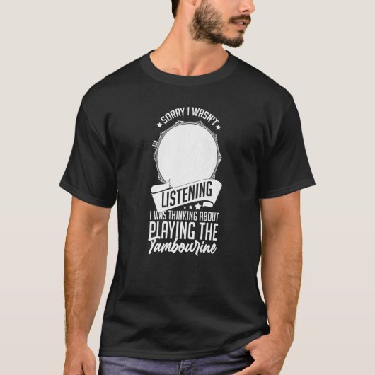 Tambourine Instrument Drum Player Music Beginner L T-Shirt (Vorderseite)