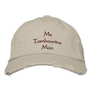 Tambourine Man Cap / Hat Bestickte Baseballkappe