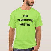 Tambourine Meister Musical Instrument Funny T-Shirt (Vorderseite)