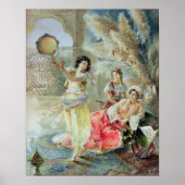 Tambourine (mit g/c auf Papier) Poster (Vorne)