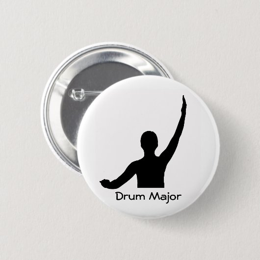 Tambourmajor Button (Vorne & Hinten)