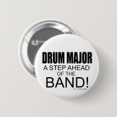 Tambourmajor ein Schritt vor dem Band! Button (Vorne & Hinten)