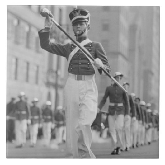 Tambourmajor Fliese (Vorderseite)