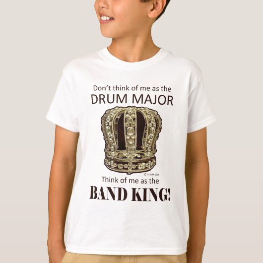 Tambourmajor König T-Shirt (Vorderseite)