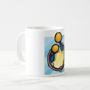 Tamburin und Maracas Kaffeetasse
