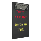Tame the Nightmare Mini Clipboard Mini Klemmbrett (Schrägansicht)