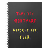 Tame the Nightmare Spiral Foto Notebook Notizblock (Vorderseite)