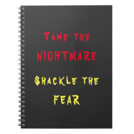 Tame the Nightmare Spiral Foto Notebook Notizblock