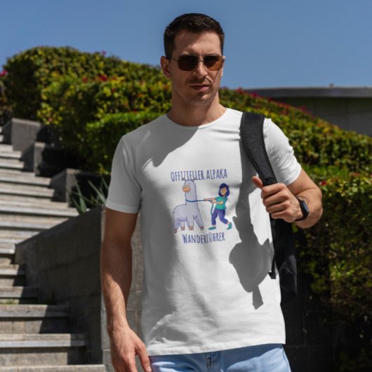 Tamed Alpaca Deutsches Zitat T-Shirt