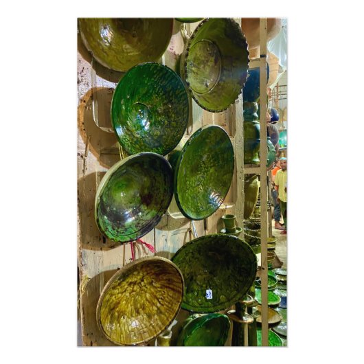 Tamegroute Pottery - Marrakesch, Marokko Fotodruck (Vorne)