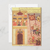 Tamerlane Besieging Urganj Postkarte (Vorne/Hinten)