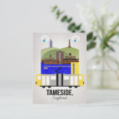 Tameside Postkarte (Stehend Vorderseite)