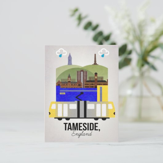 Tameside Postkarte (Stehend Vorderseite)