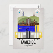 Tameside Postkarte (Vorne/Hinten)
