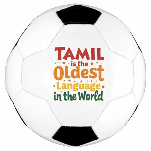 Tamil, die älteste Sprache Fußball (Vorderseite)