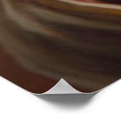 Tamil Indian Woman Portrait Oil Painting Poster (Ecke)