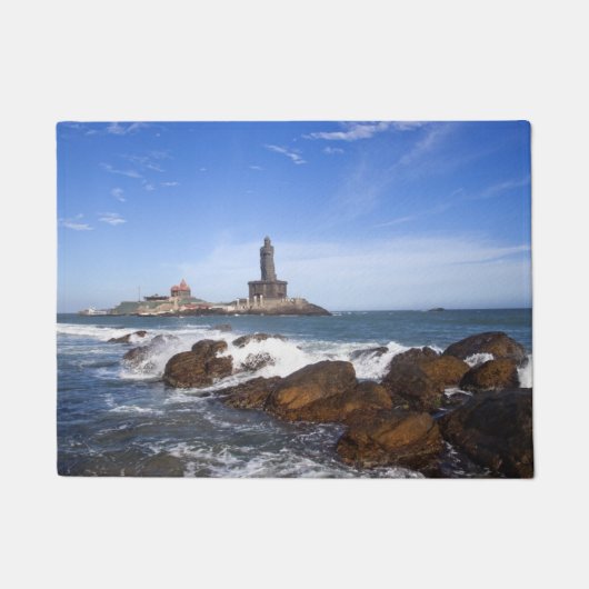 Tamil Nadu Heiliges Thiruvalluvar Statue-|, Indien Fußmatte (Vorderseite)