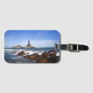 Tamil Nadu Heiliges Thiruvalluvar Statue- , Indien Gepäckanhänger