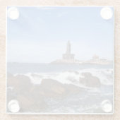 Tamil Nadu Heiliges Thiruvalluvar Statue-|, Indien Glasuntersetzer (Rückseite)