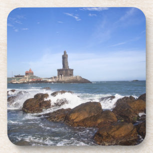 Tamil Nadu Heiliges Thiruvalluvar Statue- , Indien Untersetzer