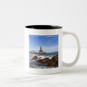Tamil Nadu Heiliges Thiruvalluvar Statue- , Indien Zweifarbige Tasse