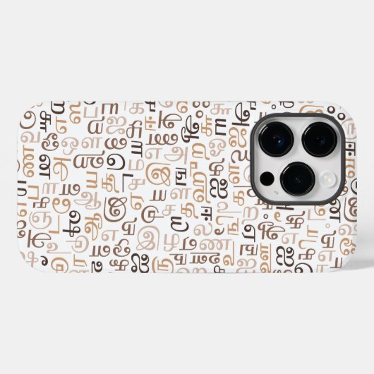 Tamil Script Case-Mate iPhone Hülle (Rückseite (Horizontal))