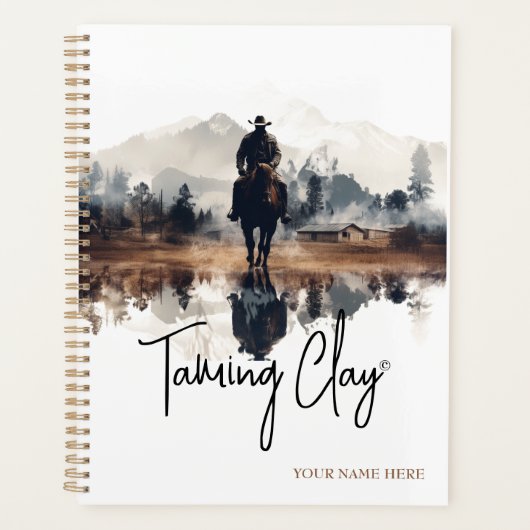 Taming Clay© Täglich/Monatsplaner Planer (Vorderseite)