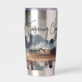 Taming Clay© Wasserflasche Thermobecher (Rückseite)