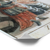 Tamino und Pamina vor dem Tempel Poster (Ecke)