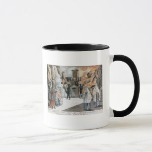 Tamino und Pamina vor dem Tempel Tasse