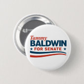 Tammy Baldwin Button (Vorne & Hinten)