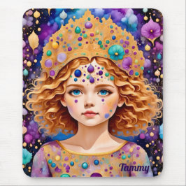 TAMMY ~ Dekoriertes Hübsches Mädchen ~ Mousepad