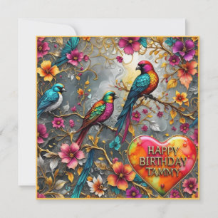 TAMMY ~ Happy Birthday ~ Helle Vögel ~