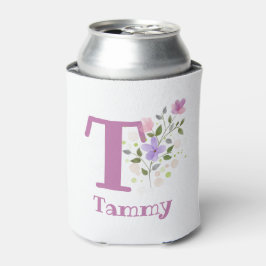 Tammy Name mit floralem Design Dosenkühler
