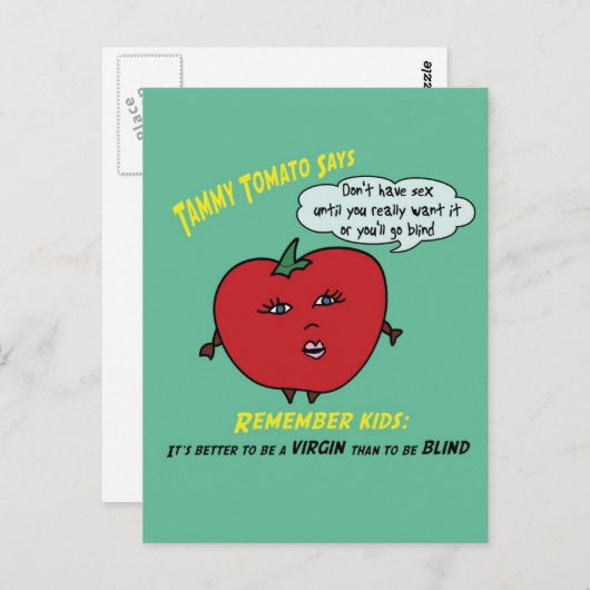 Tammy Tomato Postcard Postkarte (Vorne/Hinten)