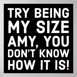 Tammy und Amy Schwestern versuchen, meine Größe Am Poster