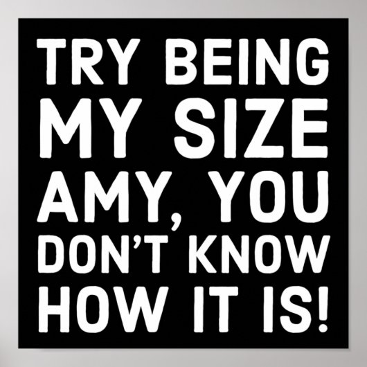 Tammy und Amy Schwestern versuchen, meine Größe Am Poster (Vorne)