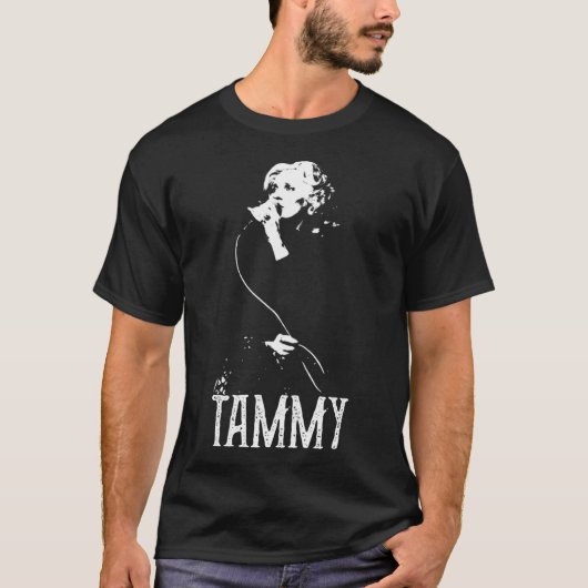 Tammy - White Stencil T-Shirt (Vorderseite)