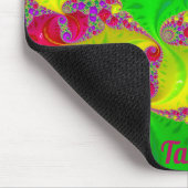 TAMMY ~ Zany Hot Cerry, Gelb, Rot und Grün Mousepad (Ecke)