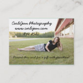 tammys Seniorkarten Telefonnummerkarte (Rückseite)