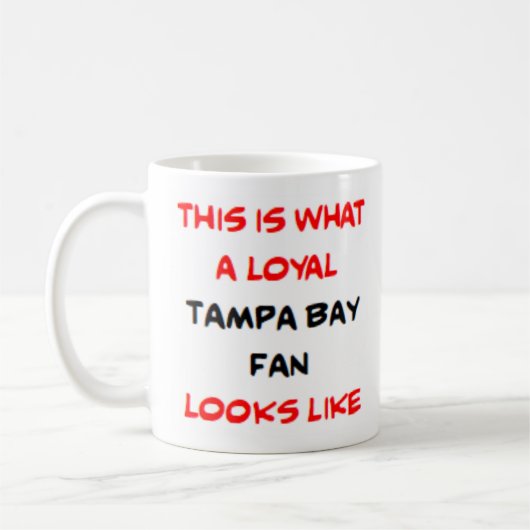 Tampa Bay Fan, treu Kaffeetasse (Links)