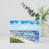 Tampa Bay Florida Beach Sunshine Skyway Bridge Postkarte (Stehend Vorderseite)