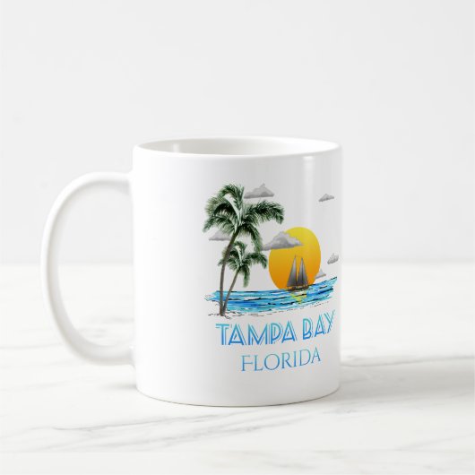 Tampa Bay Florida Kaffeetasse (Links)